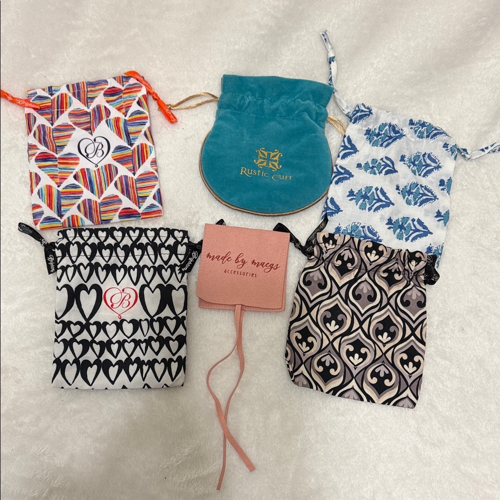 Colorful Accessory Pouch Set